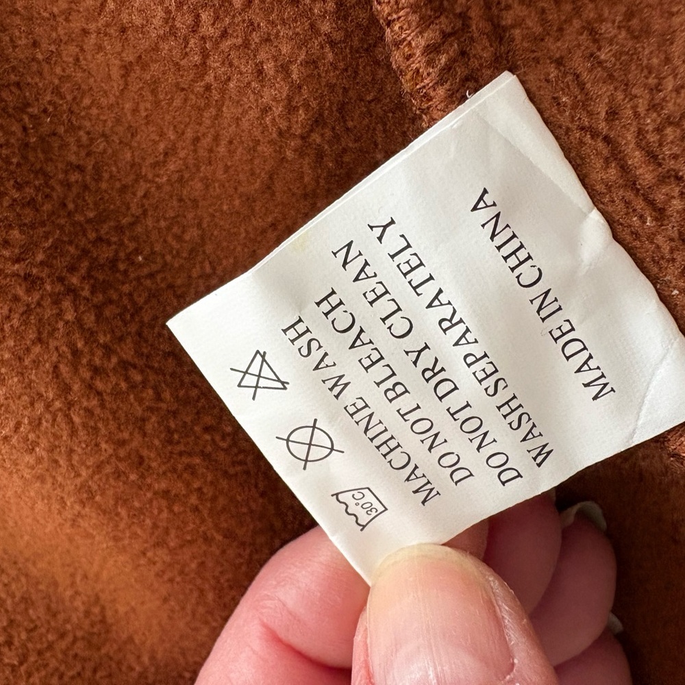 Warm Brown Teddy Jacket - Picture 6 of 8